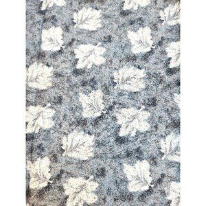 Gold Dust Inspirations Design 2167 Blue Teal Green Leaf Print Fabric 2 yards